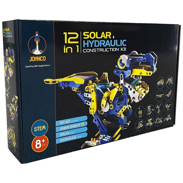 12 in 1 Solar & Hydraulic Construction Kit