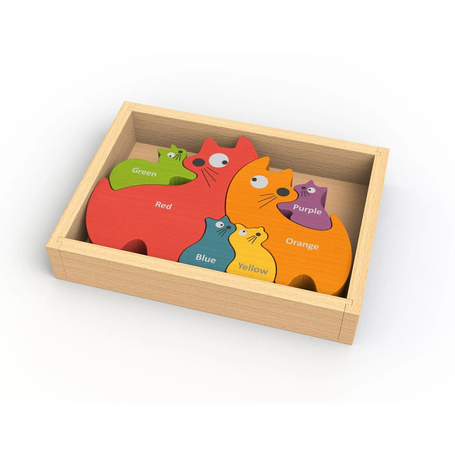 BeginAgain Cat Family Puzzle