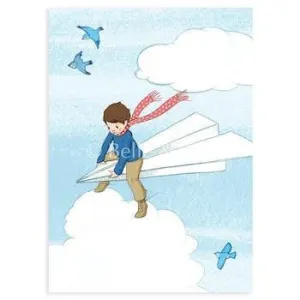 Belle and Boo Post Cards: Paper Planes