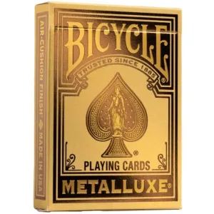 Bicycle Playing Cards Metalluxe Cards - Gold