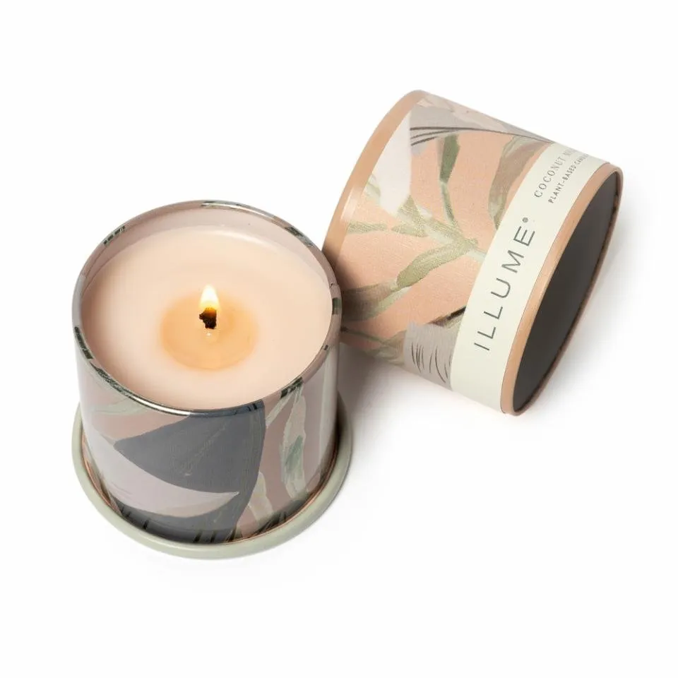 Bloomingville: Coconut Milk Mango Demi Vanity Tin Candle, Rose,(85g)