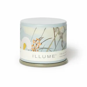 Bloomingville: Fresh Sea Salt Demi Vanity Tin Candle, Blue (85g)