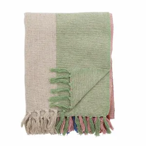 Bloomingville: Kitta Throw, Pink / Green