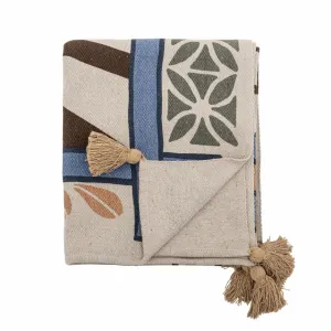 Bloomingville: Rudaur Throw - Blue