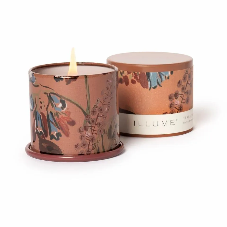 Bloomingville: Terra Tabac Demi Vanity Tin Candle, Brown (85g)