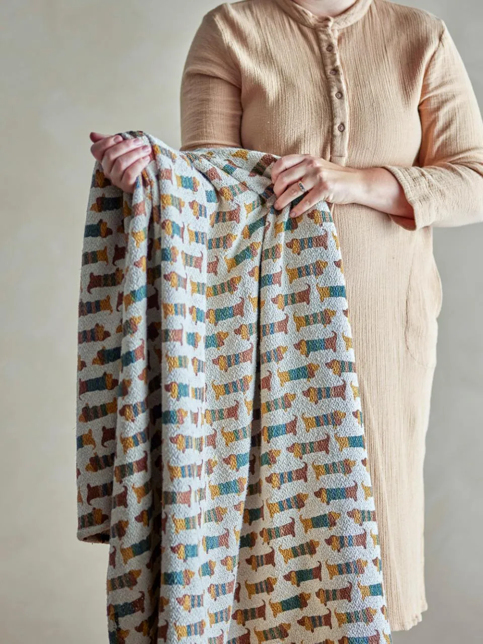 Bloomingville Throw Blanket | Charlie Dog
