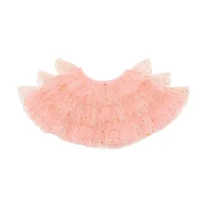 Bob & Blossom: Coral Sparkle Layer Cape