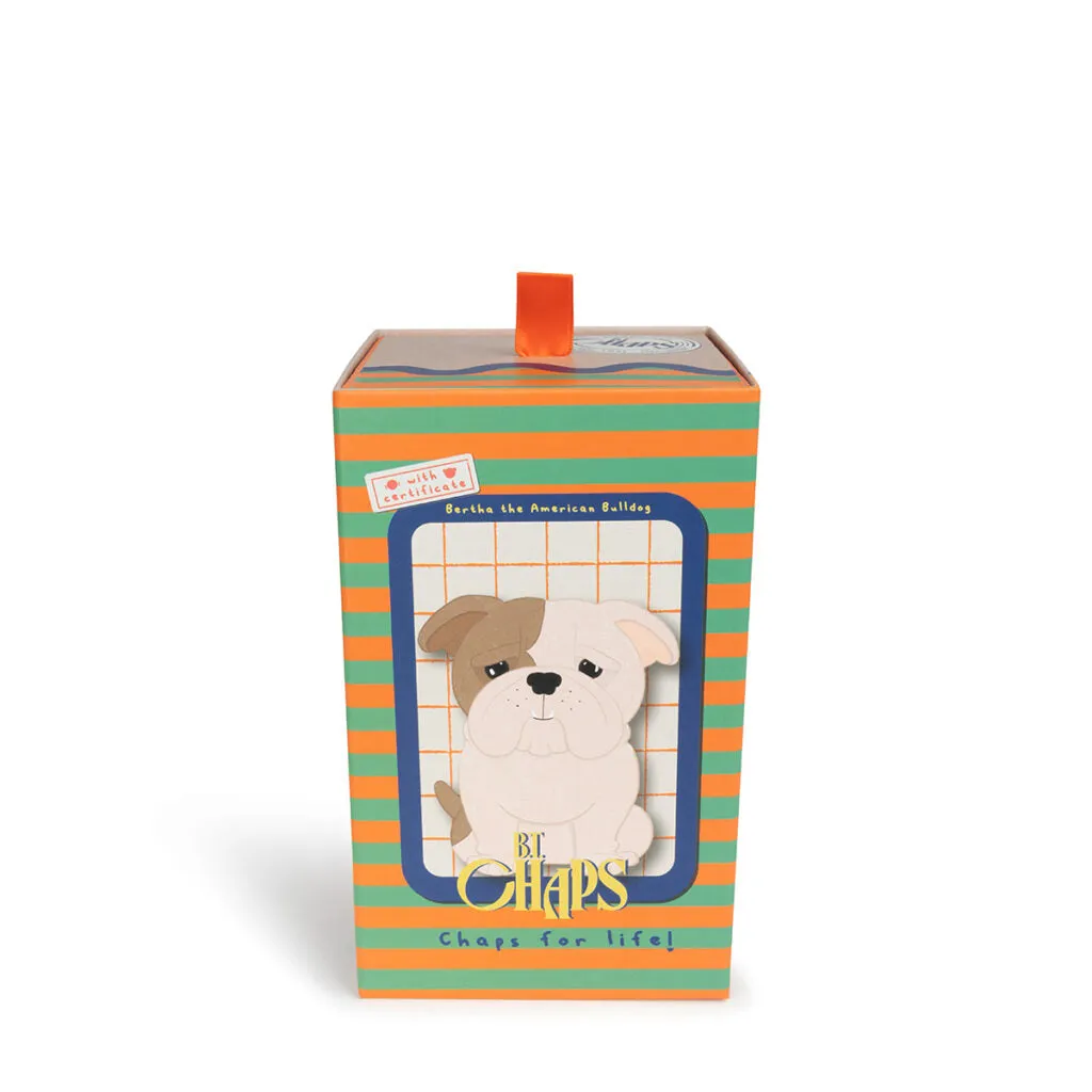 B.T. Chaps  Bertha The American Bulldog Floppy in Giftbox - 17cm - 6.5"