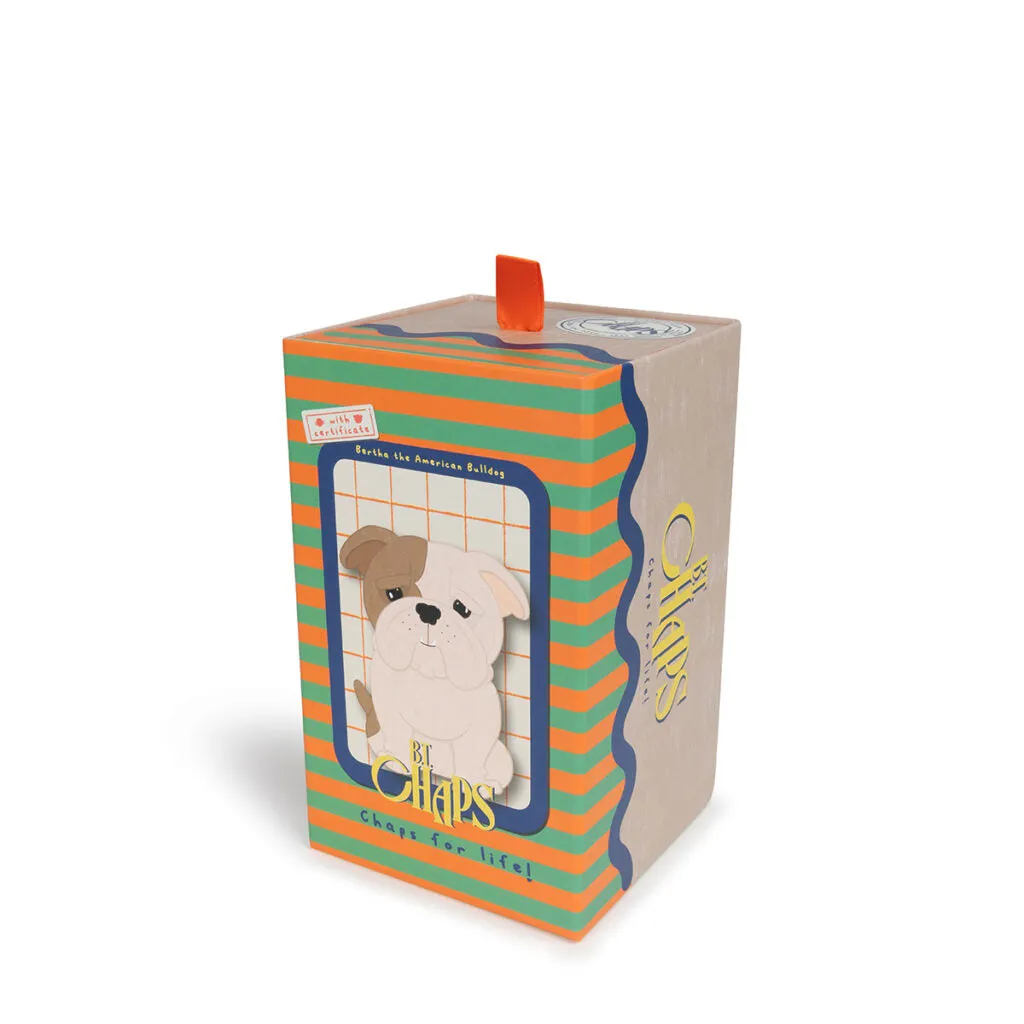 B.T. Chaps  Bertha The American Bulldog Floppy in Giftbox - 17cm - 6.5"