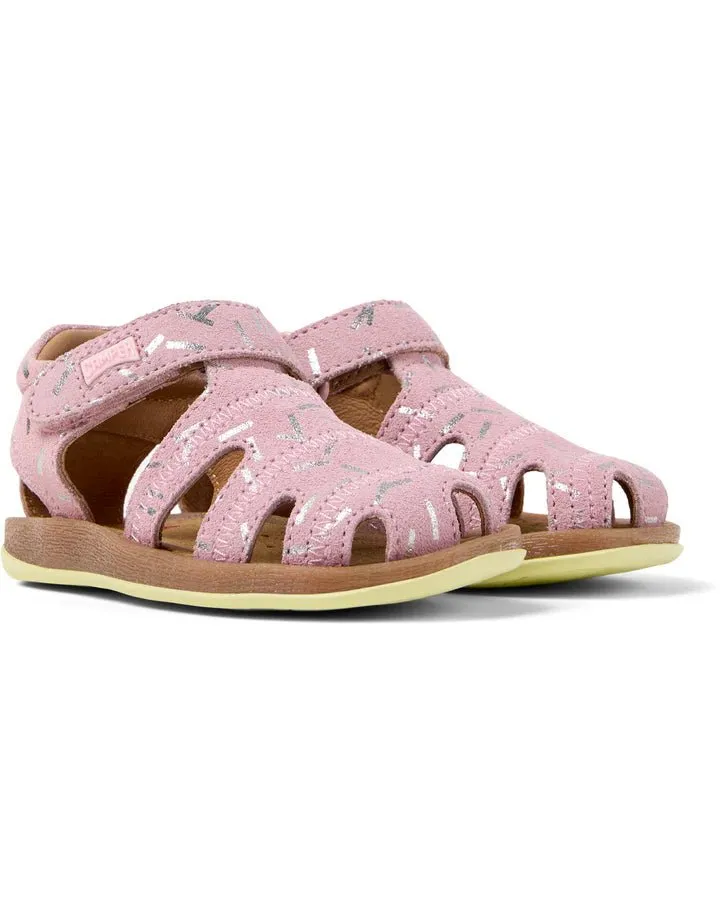 Camper: Bicho Velcro Sandals Confetti - Pink