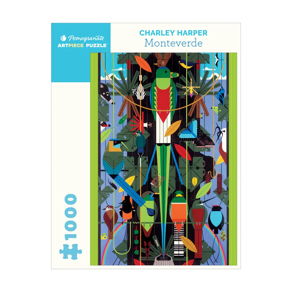 Charley Harper Monteverde 1000-Piece Jigsaw Puzzle