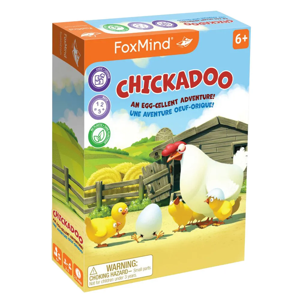 Chickadoo Card Game by FoxMind Games - Strategic Fun for Ages 6 