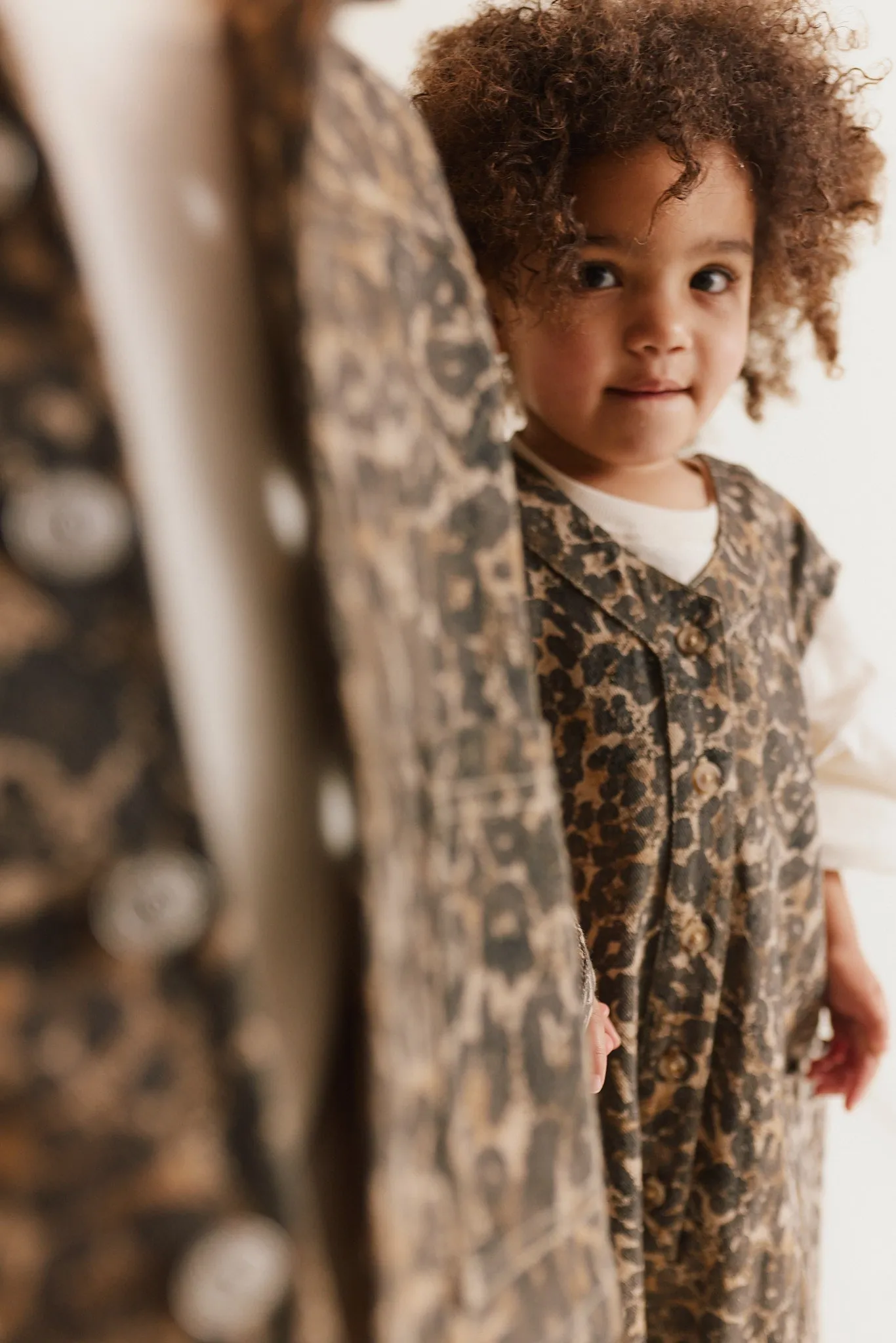 Claude & Co: Wren Leopard Print Sleeveless Overalls