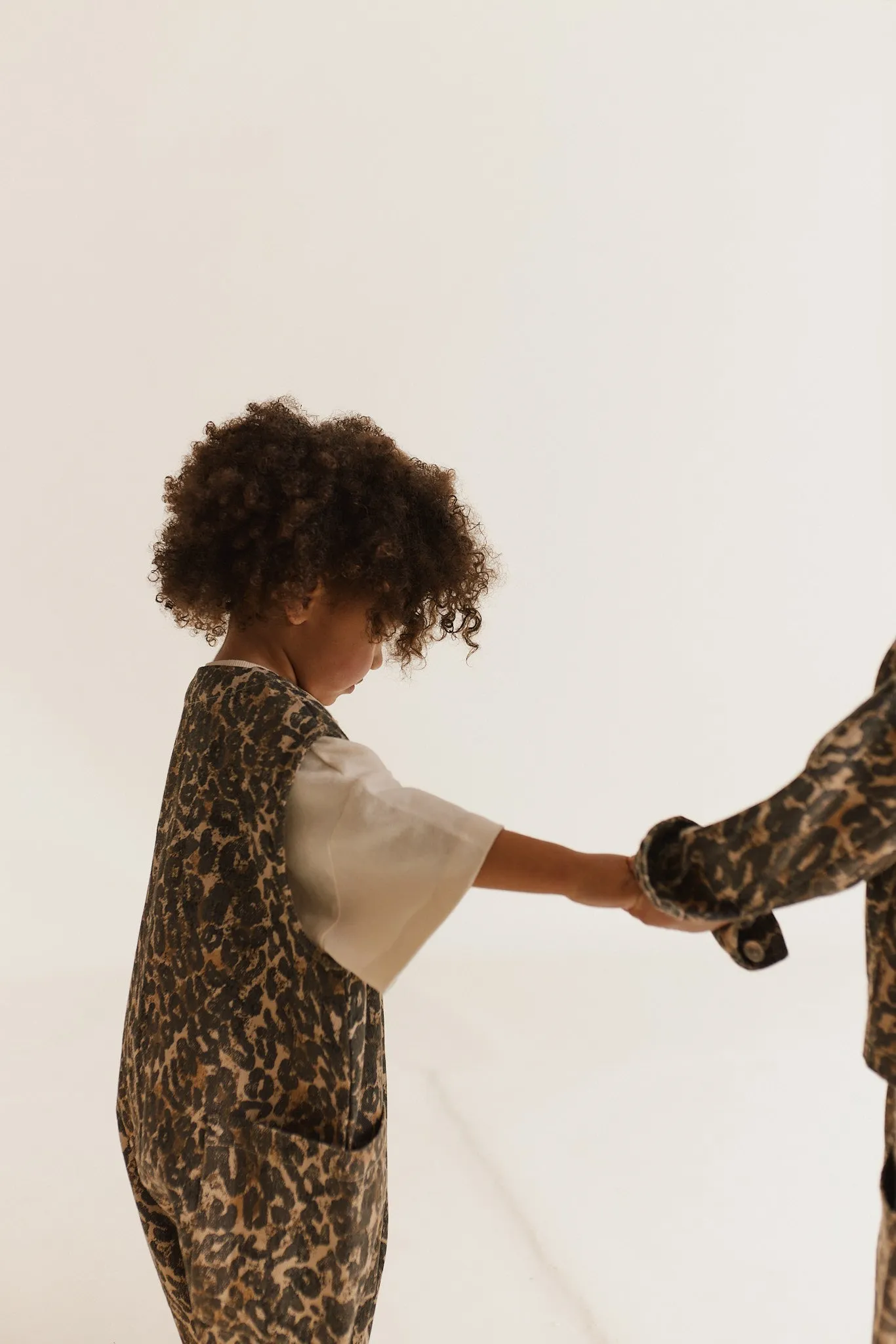 Claude & Co: Wren Leopard Print Sleeveless Overalls