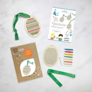 Cotton Twist: DIY Stitched Egg Decoration