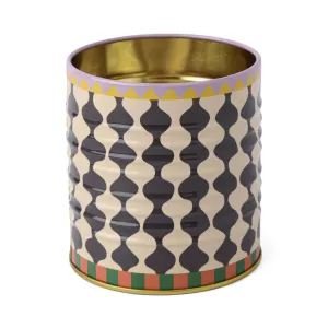 Designworks: A Dopo Black & White Wavy Storage Tin
