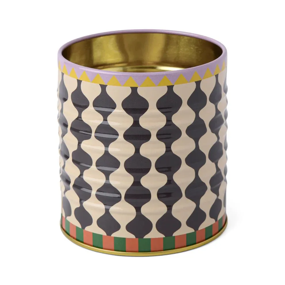 Designworks: A Dopo Black & White Wavy Storage Tin