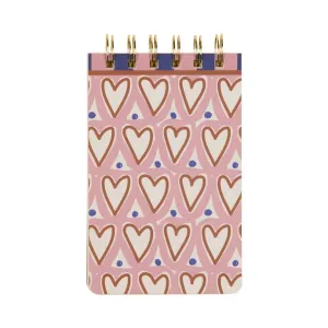 Designworks: A Dopo Hearts Twin Wire Notepad