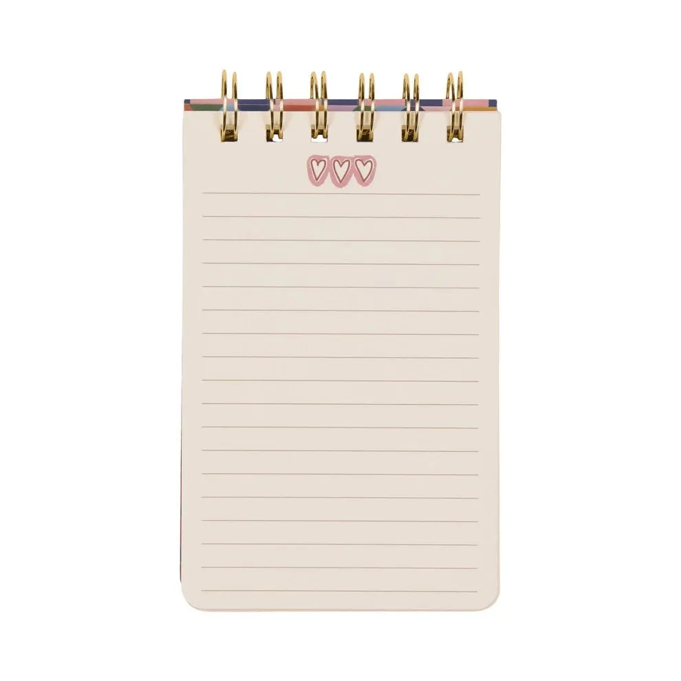 Designworks: A Dopo Hearts Twin Wire Notepad