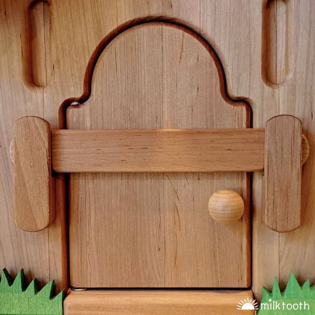 Drewart | Witch's Shed Red Roof | Wooden Doll House