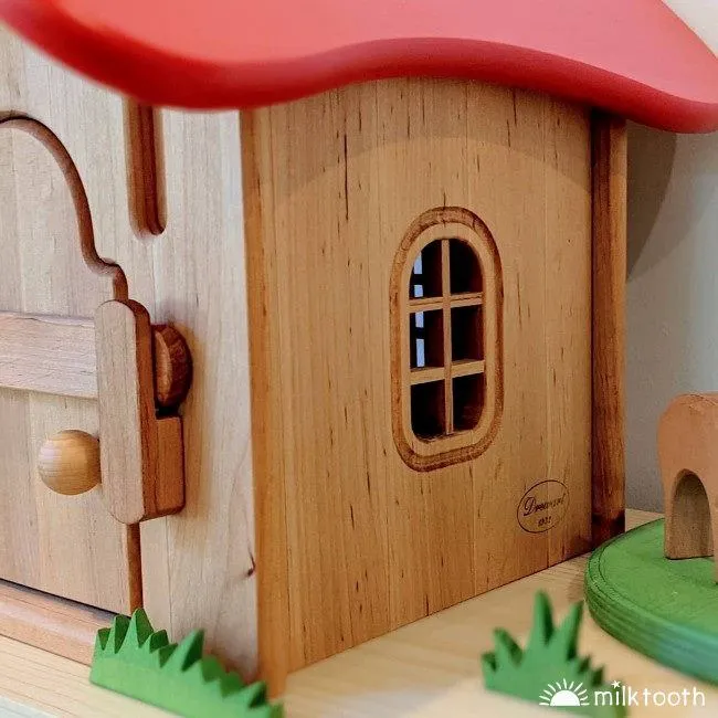 Drewart | Witch's Shed Red Roof | Wooden Doll House