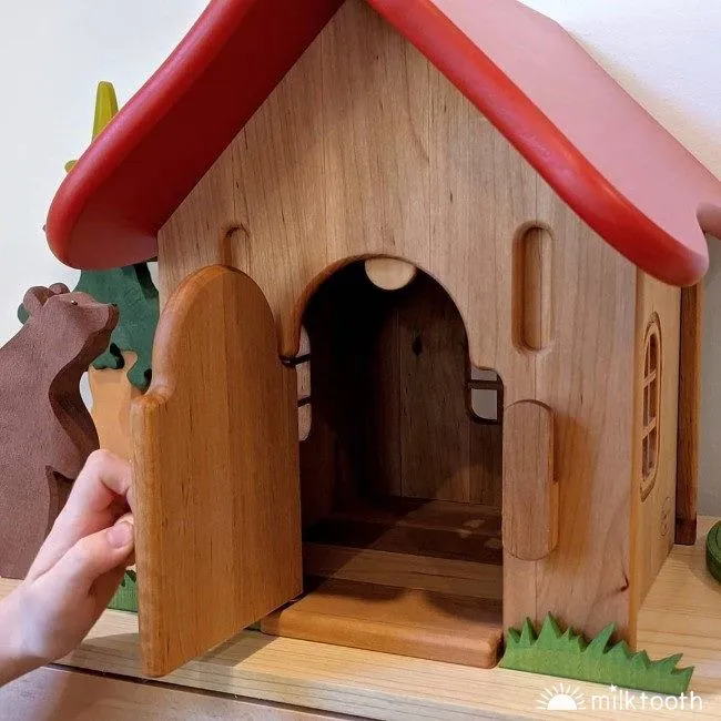 Drewart | Witch's Shed Red Roof | Wooden Doll House