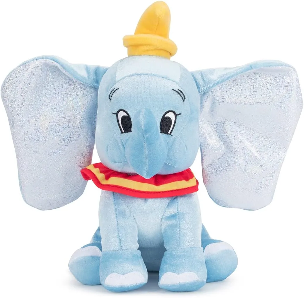 Dumbo 25 cm Plush Toy - 100 Years of Disney Celebration, Soft & Sparkly, Ages 0 