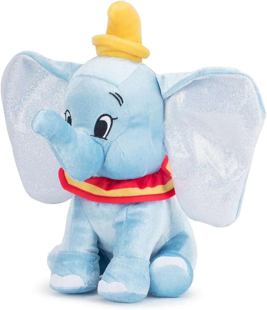 Dumbo 25 cm Plush Toy - 100 Years of Disney Celebration, Soft & Sparkly, Ages 0 