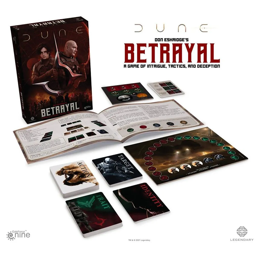 Dune: Betrayal Hidden Role Social Deduction Board Game
