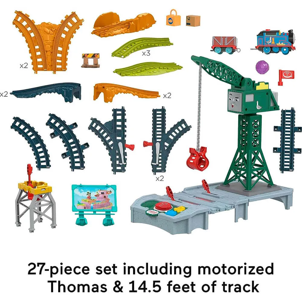 Fisher-Price Thomas & Friends Talking Cranky Delivery Train Set