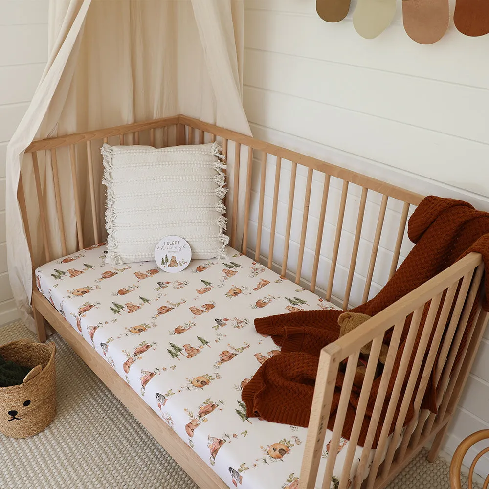 Fitted Cot Sheet | Bears