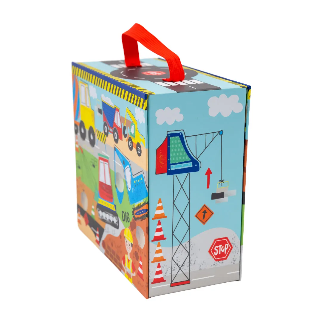 Floss & Rock Playbox with Wooden Pieces - Construction