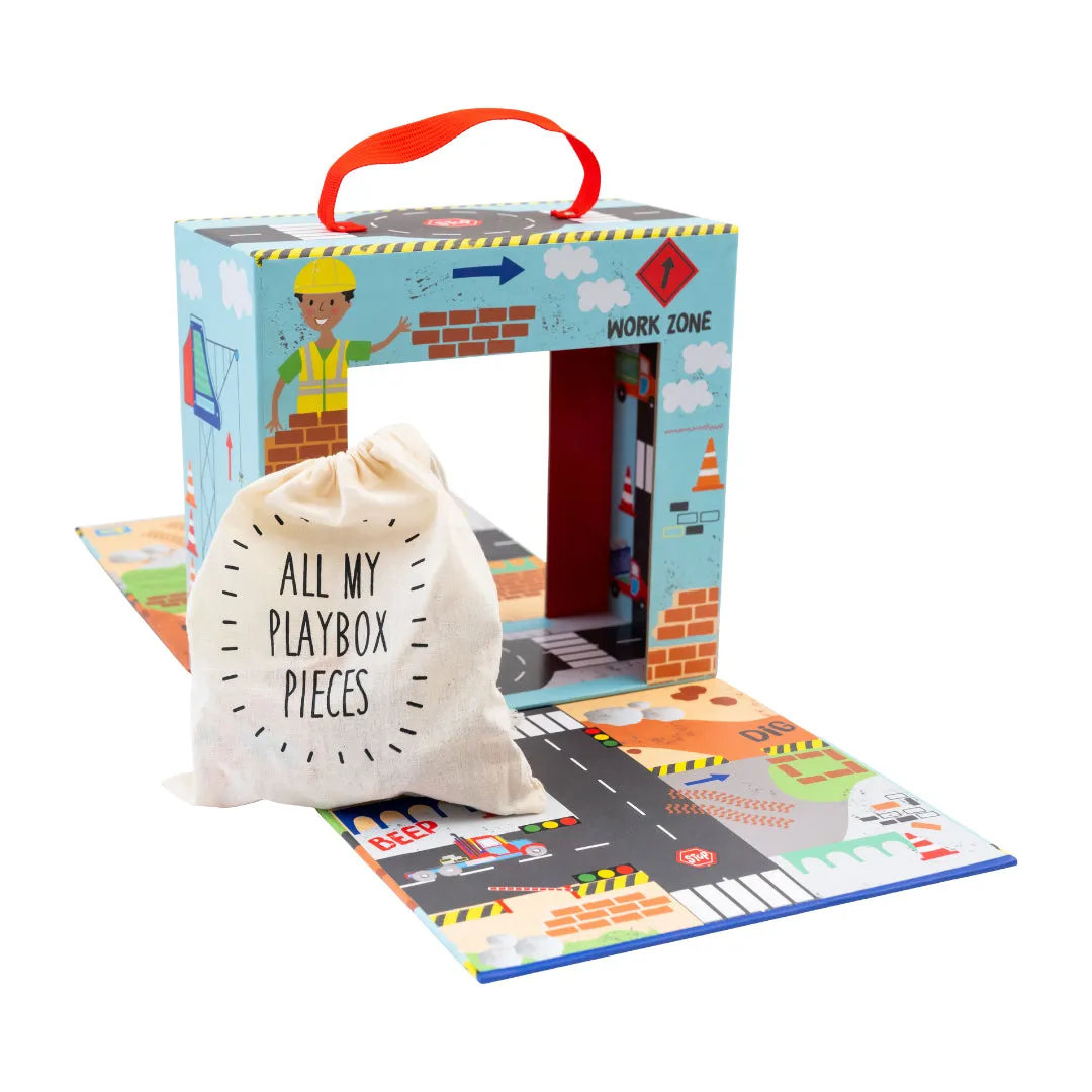Floss & Rock Playbox with Wooden Pieces - Construction