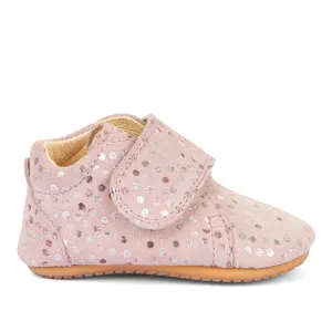 Froddo: Shine Prewalker Velcro Shoes - Pink