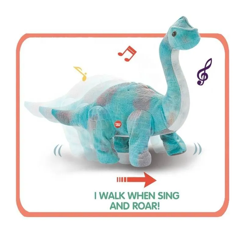 Fur Star Remote Control Simulation Plush Dinosaur