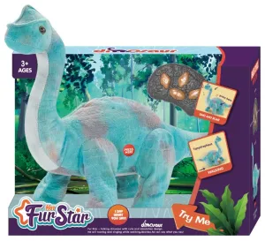 Fur Star Remote Control Simulation Plush Dinosaur