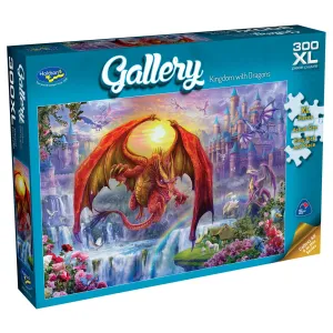 Gallery 300Xl Piece Puzzle Kingdom With Dragons