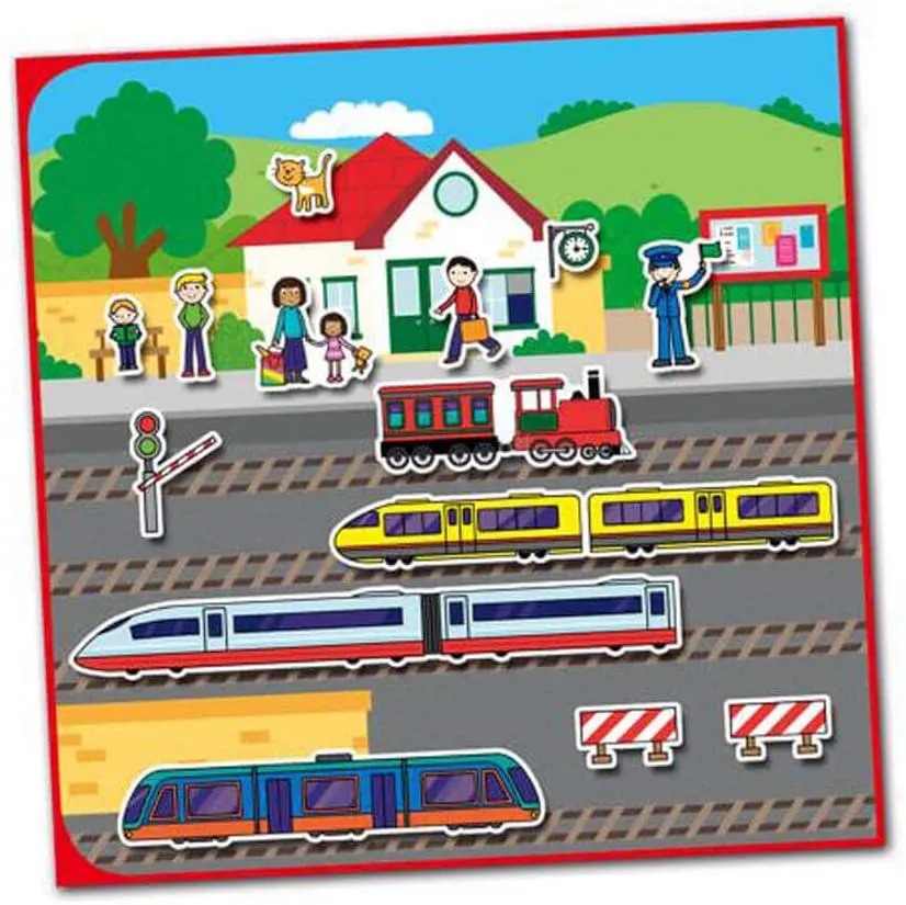 Galt 1005107 Reusable Sticker Book - Vehicles Wise - Kids Toys