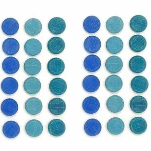 Grapat | Mandala | Blue Coins 36 Pieces