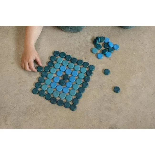 Grapat | Mandala | Blue Coins 36 Pieces