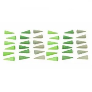 Grapat | Mandala | Little Green Cones 36 Pieces