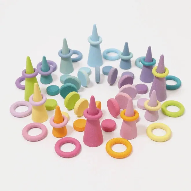 Grimm's | Wooden Pastel Coins