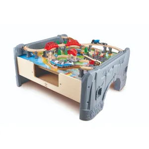 Hape 70 Piece Railway Train & Table Set