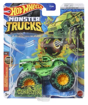 Hot Wheels 1:64 Monster Trucks 2023 Monster Trucks Live 7/8 Gunkster