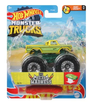Hot Wheels 1:64 Monster Trucks Paint Crush 2/5 Midwest Madness
