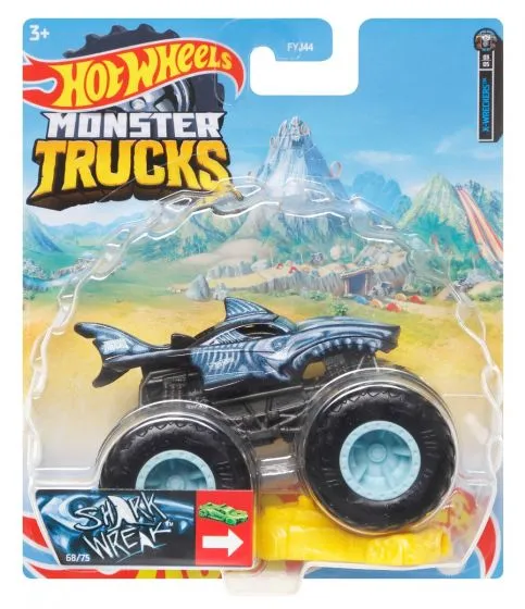 Hot Wheels 1:64 Monster Trucks X-Wreckers 3/5 Shark Wreak