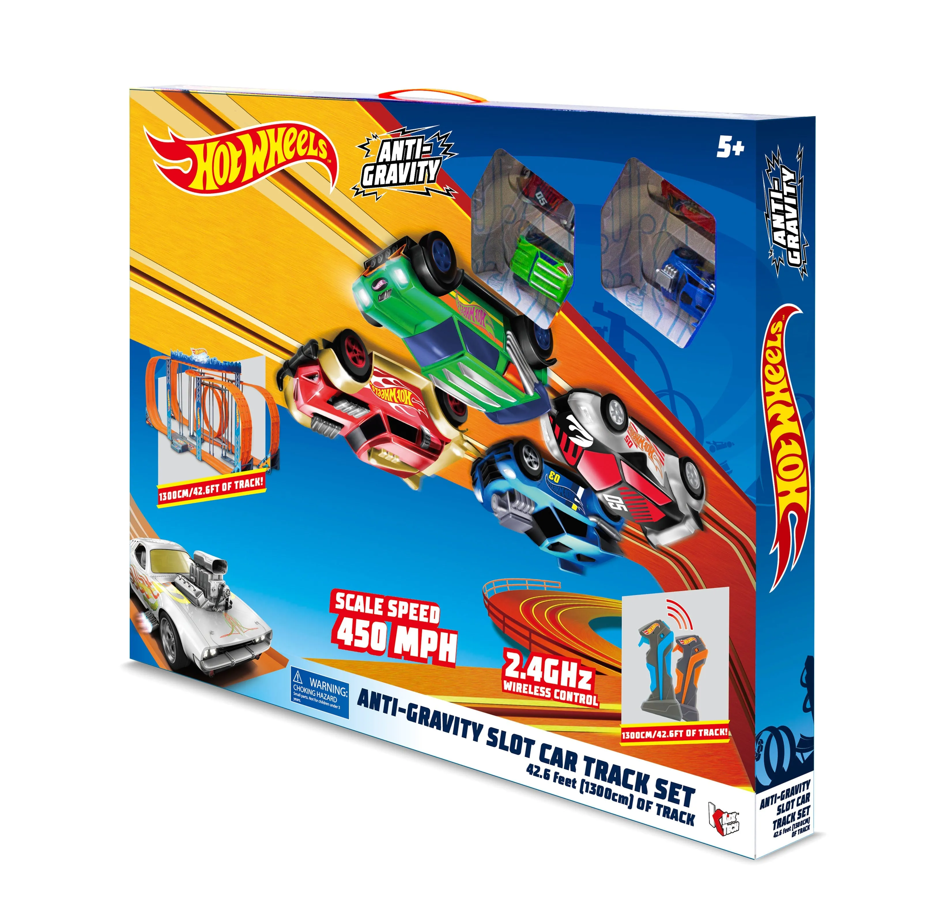 Hot Wheels Anti-Gravity 1300cm Slot Car Track Set