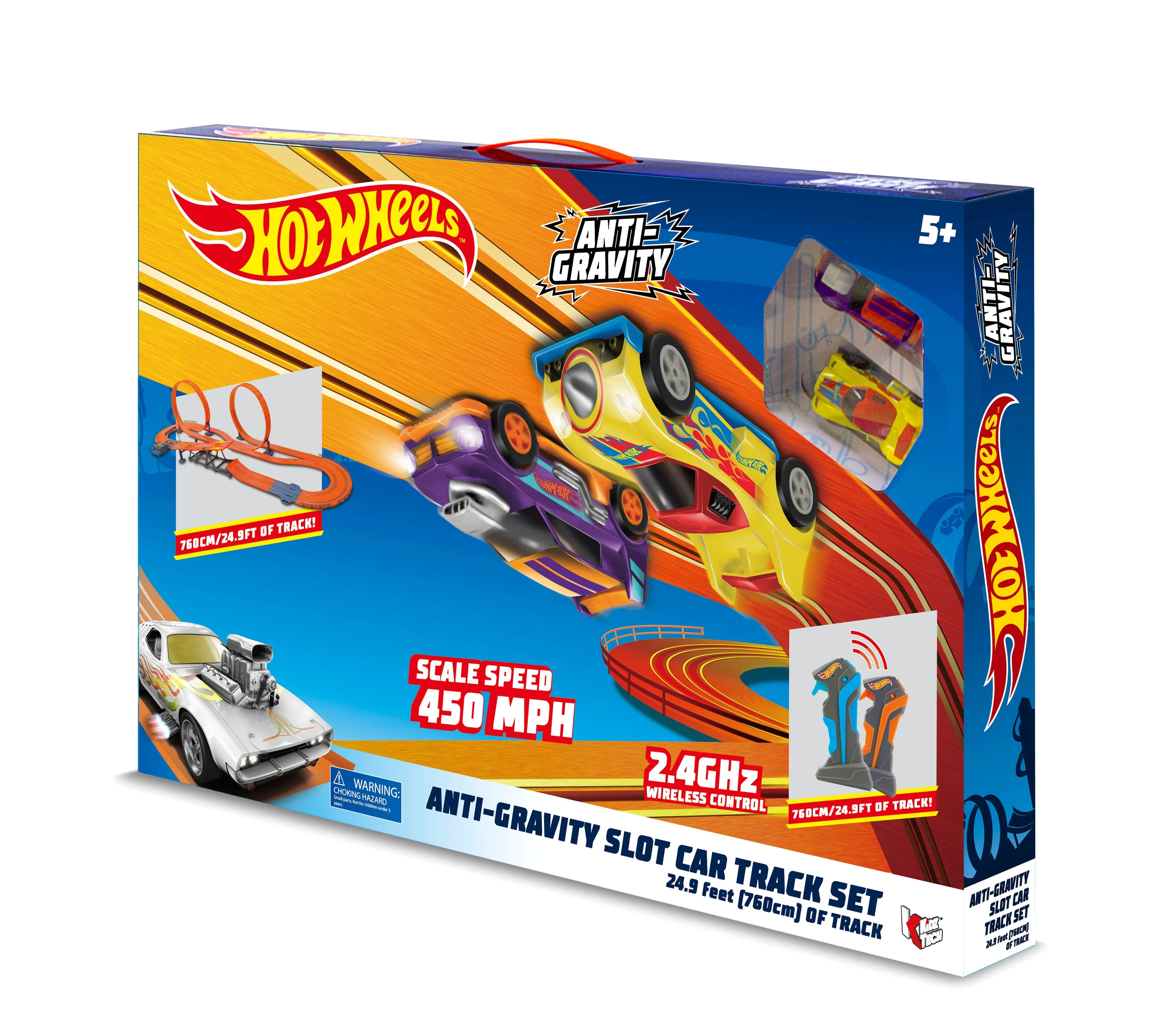 Hot Wheels Anti-Gravity 760cm Slot Car Track Set