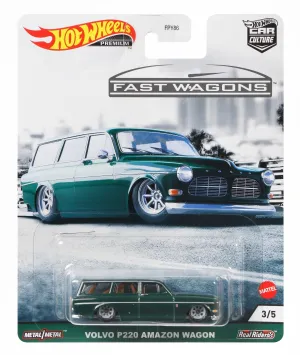 Hot Wheels Car Culture Fast Wagons 3/5 Volvo P220 Amazon Wagon
