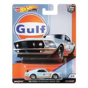 Hot Wheels Car Culture Gulf Racing 2/5 '69 Ford Mustang Boss 302
